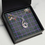 To My Beautiful Soulmate Necklace In Your Eyes I Have Found My Home Clan Hunter Tartan Rising Phoenix Necklace