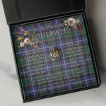 To My Beautiful Soulmate Necklace In Your Eyes I Have Found My Home Clan MacRae Hunting Modern Tartan Crown Pendant Necklace