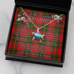 Sea Turtle Necklace To My Beautiful Soulmate Necklace In Your Eyes I Have Found My Home Clan Crief Tartan Blue Turtle Necklace