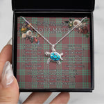 Sea Turtle Necklace To My Beautiful Soulmate Necklace In Your Eyes I Have Found My Home Clan MacGregor Hunting Ancient Tartan Blue Turtle Necklace, Valentine Necklace Gift for Girlfriend Clan Mitchell Ancient Tartan Sunflower Pendant Necklace, Scottish Tartan Jewelry, valentine necklace, necklace girlfriend, necklace for wife, cute necklaces for girlfriend, jewelry for girlfriend, to my soulmate necklace, to my future wife necklace