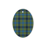 Gillies Ancient Tartan Oval Ornaments, Christmas Tree Ornament, Plaid Christmas Ornaments, Ceramic Oval Christmas Tree Decoration, Tartan Oval Ornaments, Christmas Tree Ornament, Plaid Christmas Ornaments, Ceramic Oval Christmas Tree Decoration