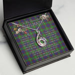 To My Beautiful Soulmate Necklace In Your Eyes I Have Found My Home Clan Durie Tartan Rising Phoenix Necklace