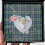 Gift For My Beautiful Girlfriend Necklace Valentine Necklace Clan Leslie Hunting Tartan Cross Dancing Necklace Scottish Tartan Jewelry