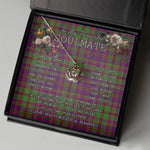 To My Beautiful Soulmate Necklace In Your Eyes I Have Found My Home Clan MacIntyre Of Glenorchy Tartan Crown Pendant Necklace