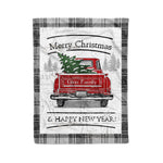 Tartan Blanket Vintage Red Truck with Christmas Tree Family Scottish Clan Glen Grey plaid blanket, red plaid blanket, buffalo plaid blanket, green plaid blanket, plaid fleece blanket, blue plaid blanket, red tartan blanket, tartan plaid blanket, black and white plaid blanket, , christmas plaid blanket, orange plaid blanket, tartan plaid throw blanket, pink plaid blanket, brown plaid blanket, buffalo check blanket
