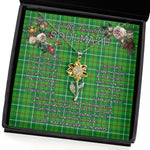 To My Beautiful Soulmate Sunflower Necklace In Your Eyes I Have Found My Home Clan Galloway Hunting Tartan Jewelry For Girlfriend, Tartan Sunflower Pendant Necklace, Scottish Tartan Jewelry, valentine necklace, necklace girlfriend, necklace for wife, cute necklaces for girlfriend, jewelry for girlfriend, to my soulmate necklace, to my future wife necklace