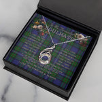 To My Beautiful Soulmate Necklace In Your Eyes I Have Found My Home Clan Robertson Hunting Modern Tartan Rising Phoenix Necklace