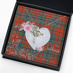 Gift For My Beautiful Girlfriend Necklace Valentine Necklace Clan MacLean Of Duart Tartan Cross Dancing Necklace Scottish Tartan Jewelry