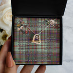 To My Beautiful Soulmate Necklace In Your Eyes I Have Found My Home Clan MacAndrew Tartan Forever Love Necklace