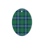 Urquhart Ancient Tartan Oval Ornaments, Christmas Tree Ornament, Plaid Christmas Ornaments, Ceramic Oval Christmas Tree Decoration, Tartan Oval Ornaments, Christmas Tree Ornament, Plaid Christmas Ornaments, Ceramic Oval Christmas Tree Decoration