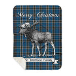 Scotstee Shop Plaid Tartan Blanket With Moose Clan Thomson Dress Plaid Blanket, plaid blanket australia,plaid blanket canada,plaid christmas blanket,plaid fleece sherpa blanket,plaid sherpa blanket canada,plaid sherpa blanket lipstick,plaid sherpa blanket pink,plaid sherpa blanket queen