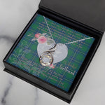 Rising Phoenix Necklace - Valentine Necklace Clan Irvine Ancient Tartan Gift for Girlfriend, Gift for My Wife Rising Phoenix Necklace