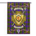 House Flag - Adam Irish Shield Celtic Cross Tartan Garden Flag St Patrick's Day Garden Flag
