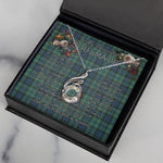 To My Beautiful Soulmate Necklace In Your Eyes I Have Found My Home Clan MacNeill Of Colonsay Tartan Rising Phoenix Necklace