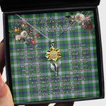 To My Beautiful Soulmate Sunflower Necklace In Your Eyes I Have Found My Home Clan Johnston Dress Tartan Jewelry For Girlfriend