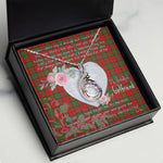 Rising Phoenix Necklace - Valentine Necklace Clan Dunbar Tartan Gift for Girlfriend, Gift for My Wife Rising Phoenix Necklace