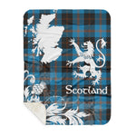 Sherpa Blanket - Tartan Blanket Thistle and Lion Scottish Clan Angus Ancient Plaid Blanket, plaid sherpa blanket queen,purple sherpa blanket,queen sherpa blanket,queen size sherpa blanket,red sherpa blanket,scottish tartan blankets,sherpa blanket,sherpa christmas blanket