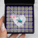 Sea Turtle Necklace Gift for My Beautiful Girlfriend Valentines Necklace Clan Livingstone Dress Tartan Blue Turtle Necklace, Valentine Necklace Gift for Girlfriend Clan Mitchell Ancient Tartan Sunflower Pendant Necklace, Scottish Tartan Jewelry, valentine necklace, necklace girlfriend, necklace for wife, cute necklaces for girlfriend, jewelry for girlfriend, to my soulmate necklace, to my future wife necklace