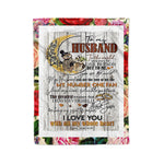 Scotstee Shop - Personalized Gift Letter To my Husband And Forever Lover You Cute Gift Fleece Blanket