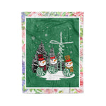 Scotstee Shop - Fleece Blanket - Jesus Love Jesus Faith Hope Love Snowman Christmas Gifts Fleece Blanket