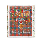 Personalized Gift Tartan Plaid Blanket Clan Robertson Ancient With Christmas Cookie Baking Crew Christmas Gift Blanket, Plaid Blanket, Christmas Fleece Blanket, Christmas Blanket, Tartan Blanket, Scottish Blanket, Scotland Blanket, Family Name Blanket, Custom Blanket, Personalized Blanket