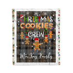 Personalized Gift Tartan Plaid Blanket Clan MacKay Weathered With Christmas Cookie Baking Crew Christmas Gift Blanket, Plaid Blanket, Christmas Fleece Blanket, Christmas Blanket, Tartan Blanket, Scottish Blanket, Scotland Blanket, Family Name Blanket, Custom Blanket, Personalized Blanket