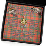To My Beautiful Soulmate Sunflower Necklace In Your Eyes I Have Found My Home Clan Munro Ancient Tartan Jewelry For Girlfriend, Tartan Sunflower Pendant Necklace, Scottish Tartan Jewelry, valentine necklace, necklace girlfriend, necklace for wife, cute necklaces for girlfriend, jewelry for girlfriend, to my soulmate necklace, to my future wife necklace