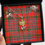 To My Beautiful Soulmate Sunflower Necklace In Your Eyes I Have Found My Home Clan Monypenny Tartan Jewelry For Girlfriend