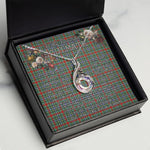 To My Beautiful Soulmate Necklace In Your Eyes I Have Found My Home Clan Bisset Tartan Rising Phoenix Necklace