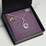 To My Beautiful Soulmate Necklace In Your Eyes I Have Found My Home Clan Laing of Archiestown Tartan Rising Phoenix Necklace