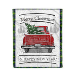 Tartan Blanket Vintage Red Truck with Christmas Tree Family Scottish Clan Gordon Modern plaid blanket, red plaid blanket, buffalo plaid blanket, green plaid blanket, plaid fleece blanket, blue plaid blanket, red tartan blanket, tartan plaid blanket, black and white plaid blanket, , christmas plaid blanket, orange plaid blanket, tartan plaid throw blanket, pink plaid blanket, brown plaid blanket, buffalo check blanket