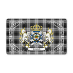 Doormat - Welcome Mat Scottish Douglas Grey Tartan Door Mat, Plaid Doormat