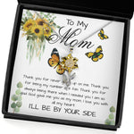 Sunflower Pendant Necklace - Mom Necklace, To My Mom Gift Necklace, Mother's Day Cute Gift For Mom, Mother Daughter Necklace
