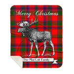Scotstee Shop Plaid Tartan Blanket With Moose Clan MacColl Plaid Blanket, plaid blanket australia,plaid blanket canada,plaid christmas blanket,plaid fleece sherpa blanket,plaid sherpa blanket canada,plaid sherpa blanket lipstick,plaid sherpa blanket pink,plaid sherpa blanket queen