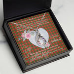 Rising Phoenix Necklace - Valentine Necklace Clan Bruce Modern Tartan Gift for Girlfriend, Gift for My Wife Rising Phoenix Necklace
