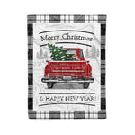 Tartan Blanket Vintage Red Truck with Christmas Tree Family Scottish Clan MacFarlane Black & White plaid blanket, red plaid blanket, buffalo plaid blanket, green plaid blanket, plaid fleece blanket, blue plaid blanket, red tartan blanket, tartan plaid blanket, black and white plaid blanket, , christmas plaid blanket, orange plaid blanket, tartan plaid throw blanket, pink plaid blanket, brown plaid blanket, buffalo check blanket