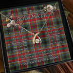 To My Beautiful Soulmate Necklace In Your Eyes I Have Found My Home Clan Anderson Of Arbrake Tartan Wishbone Dancing Necklace