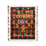 Products Personalized Gift Tartan Plaid Blanket Clan Douglas of Roxburgh With Christmas Cookie Baking Crew Christmas Gift Blanket, Plaid Blanket, Christmas Fleece Blanket, Christmas Blanket, Tartan Blanket, Scottish Blanket, Scotland Blanket, Family Name Blanket, Custom Blanket, Personalized Blanket