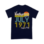 Vintage Since July 1971 Birthday Gift Birthday Shirt For 50th Birthday Shirt - Scotstee Shop