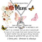 Rising Phoenix Necklace - Mom Necklace Gift - To My Mom - Twists & Turns Gift Set Mom Necklace