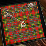 To My Beautiful Soulmate Necklace In Your Eyes I Have Found My Home Clan Leask Tartan Wishbone Dancing Necklace