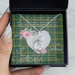 Rising Phoenix Necklace - Valentine Necklace Clan Allan Tartan Gift for Girlfriend, Gift for My Wife Rising Phoenix Necklace