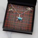 Sea Turtle Necklace To My Beautiful Soulmate Necklace In Your Eyes I Have Found My Home Clan Cumming Weathered Tartan Blue Turtle Necklace
