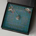To My Beautiful Soulmate Necklace In Your Eyes I Have Found My Home Clan Lyon Tartan Crown Pendant Necklace