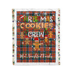 Personalized Gift Tartan Plaid Blanket Clan MacNaughton Ancient With Christmas Cookie Baking Crew Christmas Gift Blanket, Plaid Blanket, Christmas Fleece Blanket, Christmas Blanket, Tartan Blanket, Scottish Blanket, Scotland Blanket, Family Name Blanket, Custom Blanket, Personalized Blanket