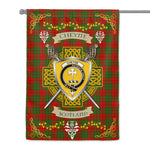 House Flag - Cheyne Irish Shield Celtic Cross Tartan Garden Flag St Patrick's Day Garden Flag