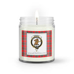Soy Wax Candle - Buffalo Plaid Candle Clan Crest Badge Binning Tartan Plaid Soy Wax Candle, oil candle, candle handmade, wax candle, soy wax, nature wax, natural soy wax, natural soy candles, natural candle