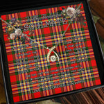 To My Beautiful Soulmate Necklace In Your Eyes I Have Found My Home Clan MacGill Tartan Wishbone Dancing Necklace