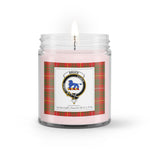 Soy Wax Candle - Buffalo Plaid Candle Clan Crest Badge Bruce Tartan Plaid Soy Wax Candle, oil candle, candle handmade, wax candle, soy wax, nature wax, natural soy wax, natural soy candles, natural candle