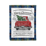 Tartan Blanket Vintage Red Truck with Christmas Tree Family Scottish Clan Grewar plaid blanket, red plaid blanket, buffalo plaid blanket, green plaid blanket, plaid fleece blanket, blue plaid blanket, red tartan blanket, tartan plaid blanket, black and white plaid blanket, , christmas plaid blanket, orange plaid blanket, tartan plaid throw blanket, pink plaid blanket, brown plaid blanket, buffalo check blanket